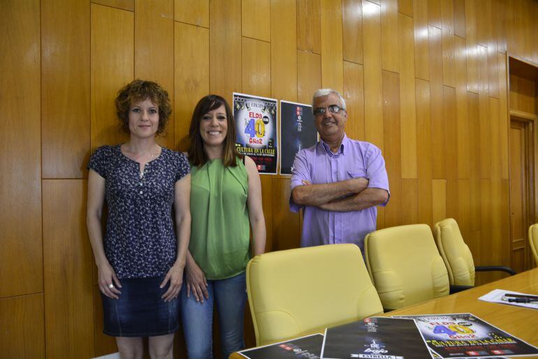 Begoña Tenés, Laura Rizo y Antonio Santos 