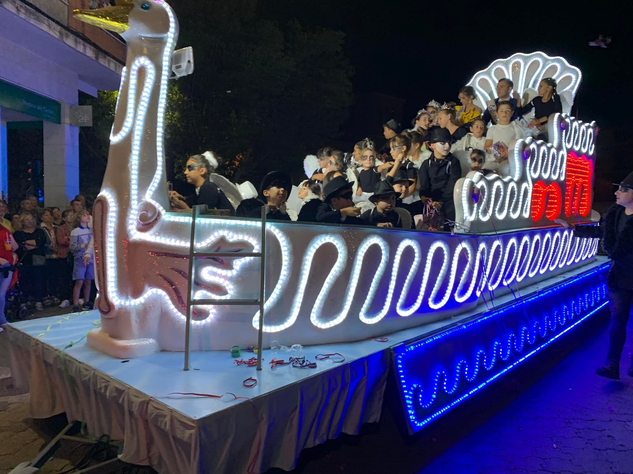 Imagen del desfile de carrozas que tuvo lugar el pasado domingo