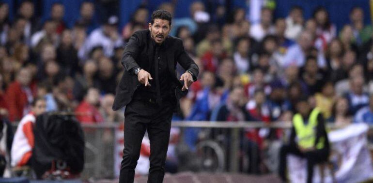 L'entrenador de l'Atlético de Madrid, Diego Simeone.