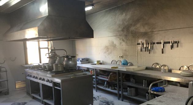 Se han producido leves daños materiales en la cocina de este colegio de la capital castellano-manchega