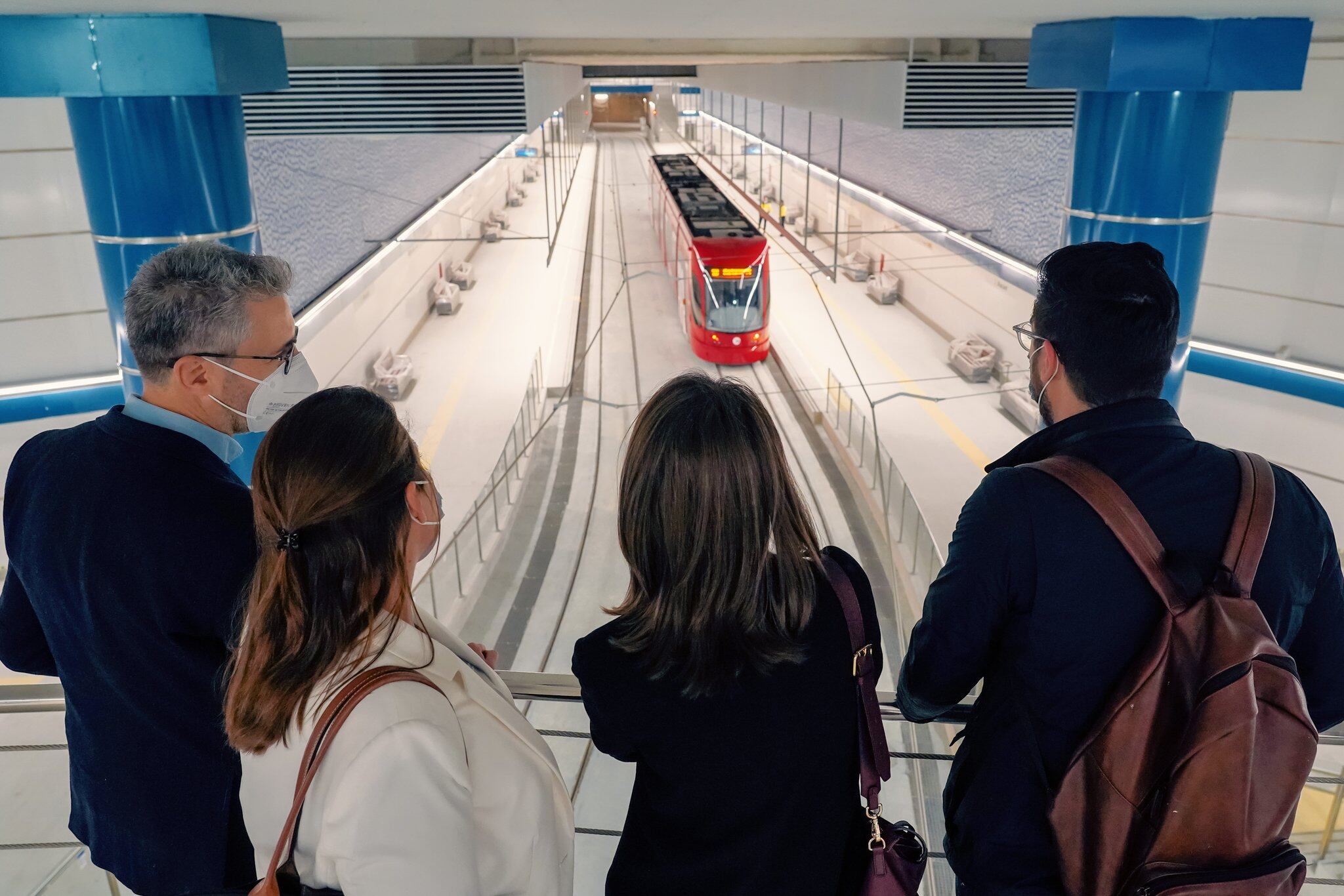 Visita a la estación de Alacant de la nueva Línea 10 de Metrovalencia.