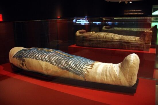 Imatge de l'exposició "Mòmies egípcies. El secret de la vida eterna"