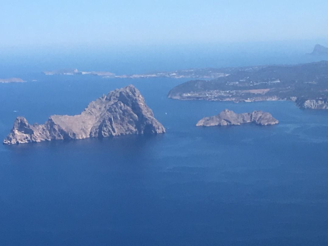 Vista aérea de es Vedrà