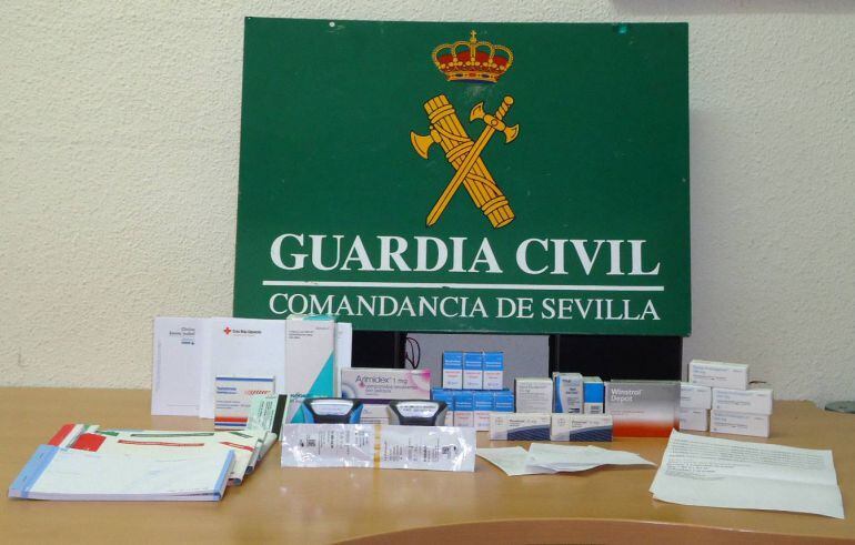 Medicamentos vendidos de forma fraudulenta por un ats de la localidad sevillana de Utrera tras falsificar recetas y distribuirlos ilegalmente