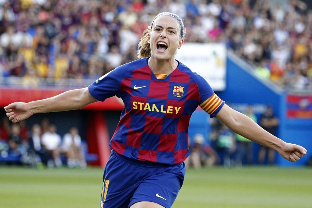 Alexia Putellas, en un partido con el FC Barcelona