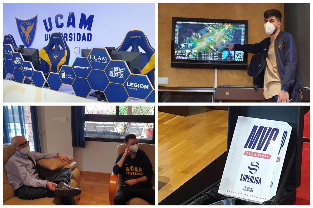 Fotografías de la jornada de UCAM eSports y la Cadena SER