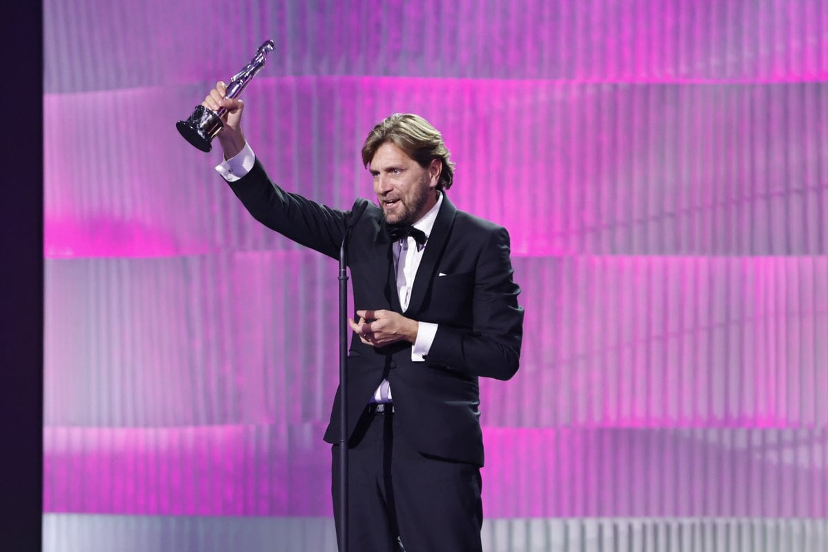 El sueco Ruben Östlung en los Premios del Cine Europeo 2022 en Reikiavik