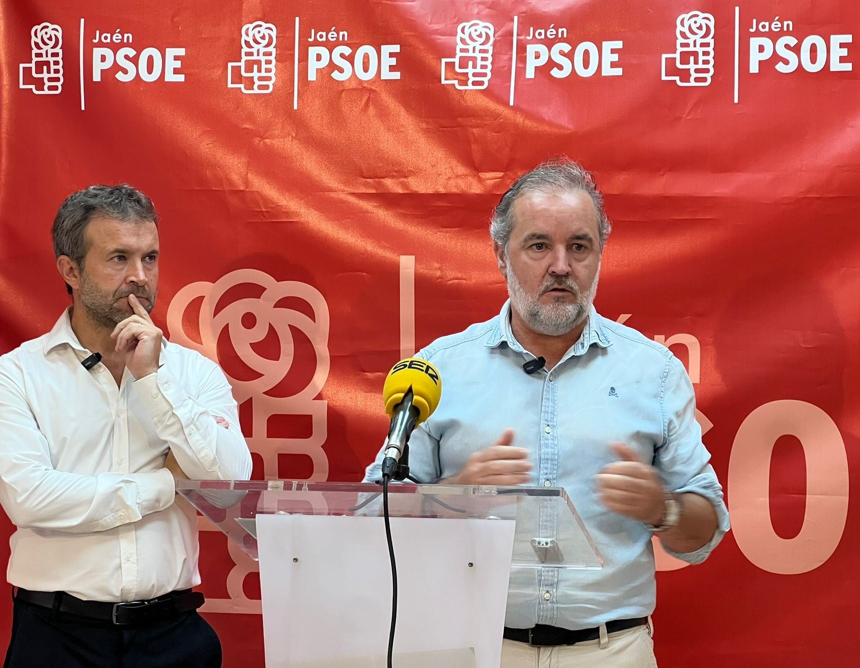 Francisco Lechuga y Julio Millán en una foto de archivo