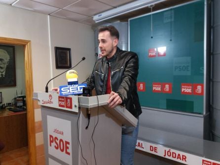 Intervención del secretario general de Juventudes, Antonio Jesús Díaz