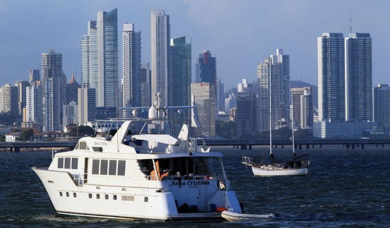 Vista general de la bahía de Ciudad de Panamá.