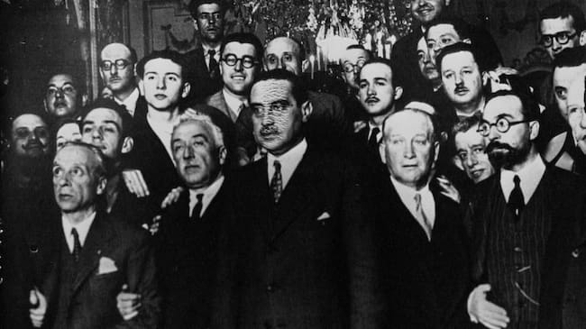 Miembros del gobierno provisional de la Segunda República, en una imagen de archivo.