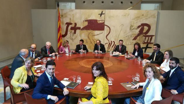 Primera reunió del nou Govern de la Generalitat