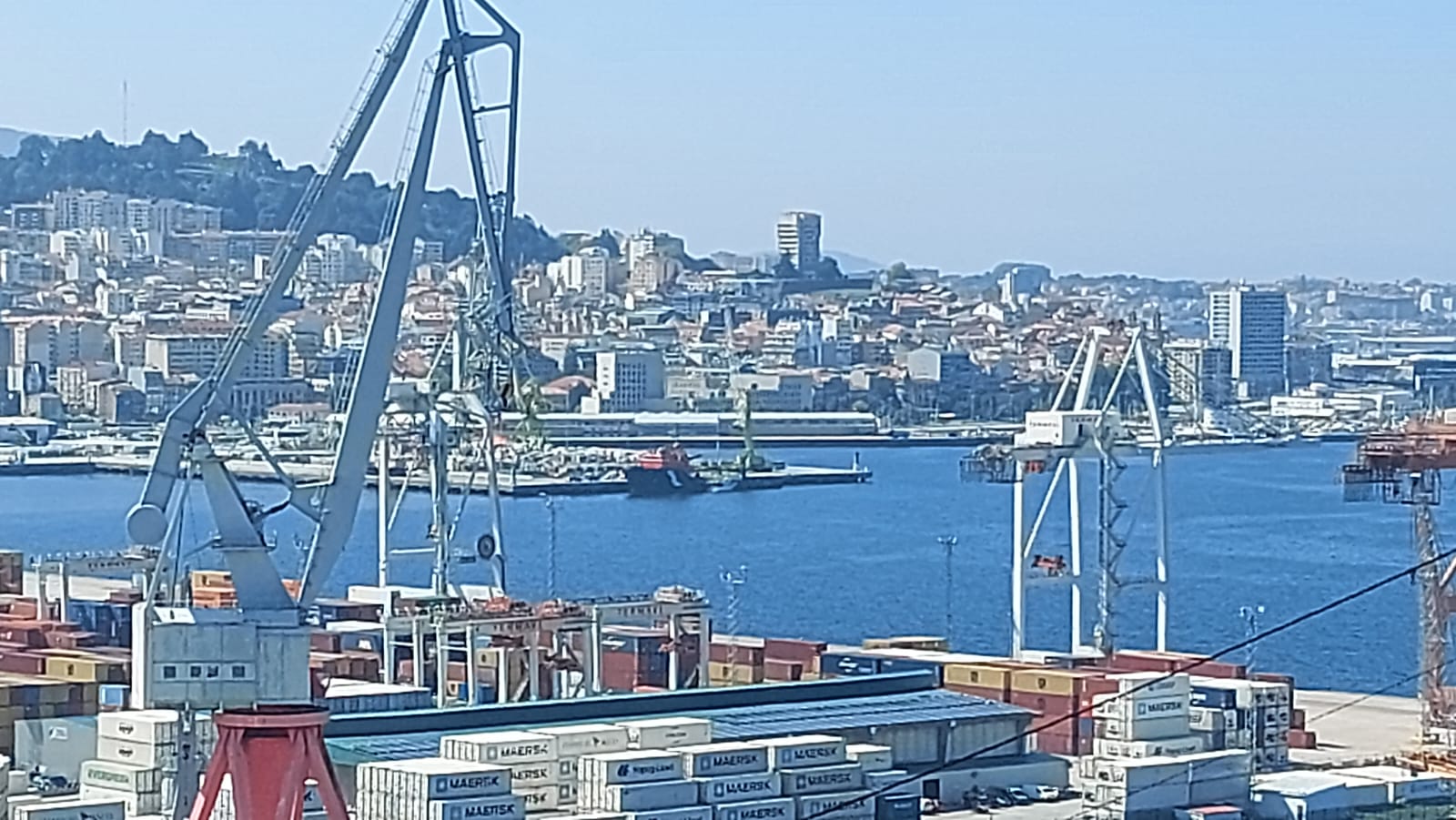 La embarcación ya ha llegado al Puerto de Vigo