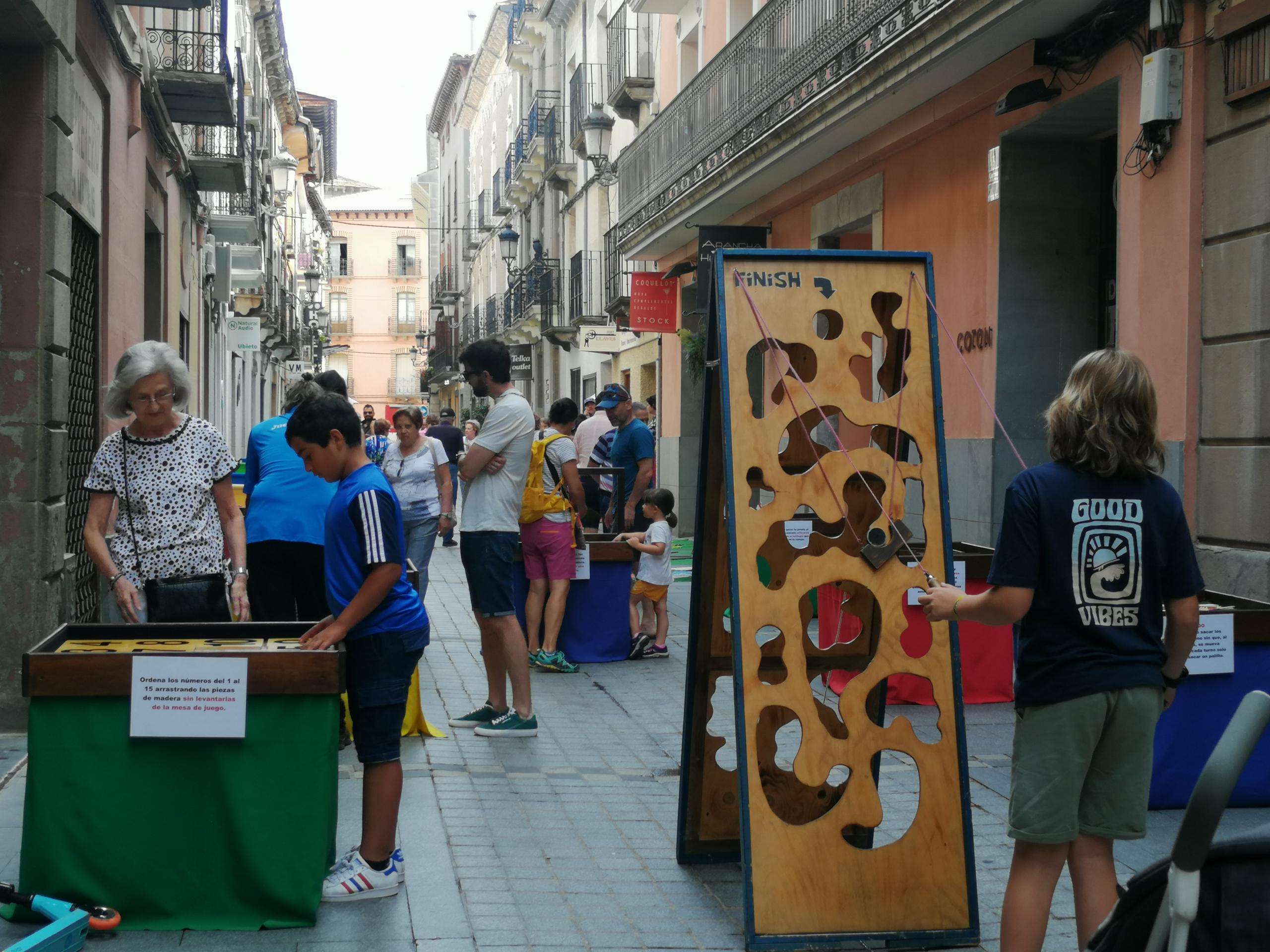 Juegos tradicionales en las Fiestas de Jaca