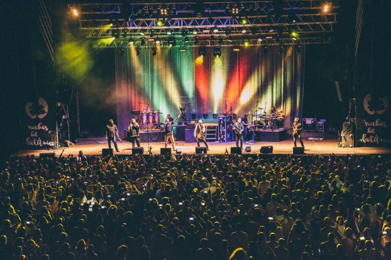 Concierto durante el festival de Noches del Botánico.
