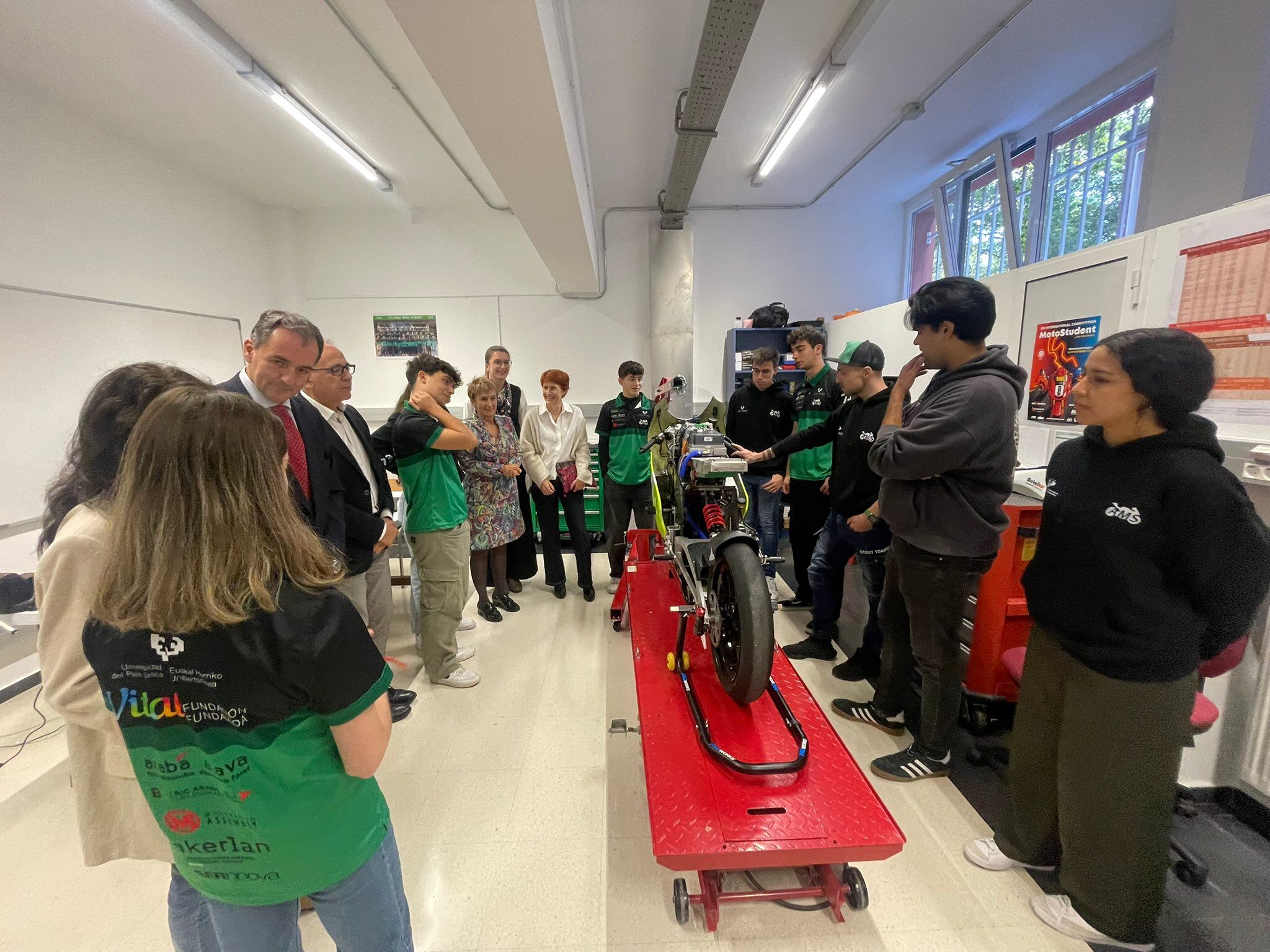 Aula de Moto Student del Mobility Lab Campus de Ingeniería en Vitoria