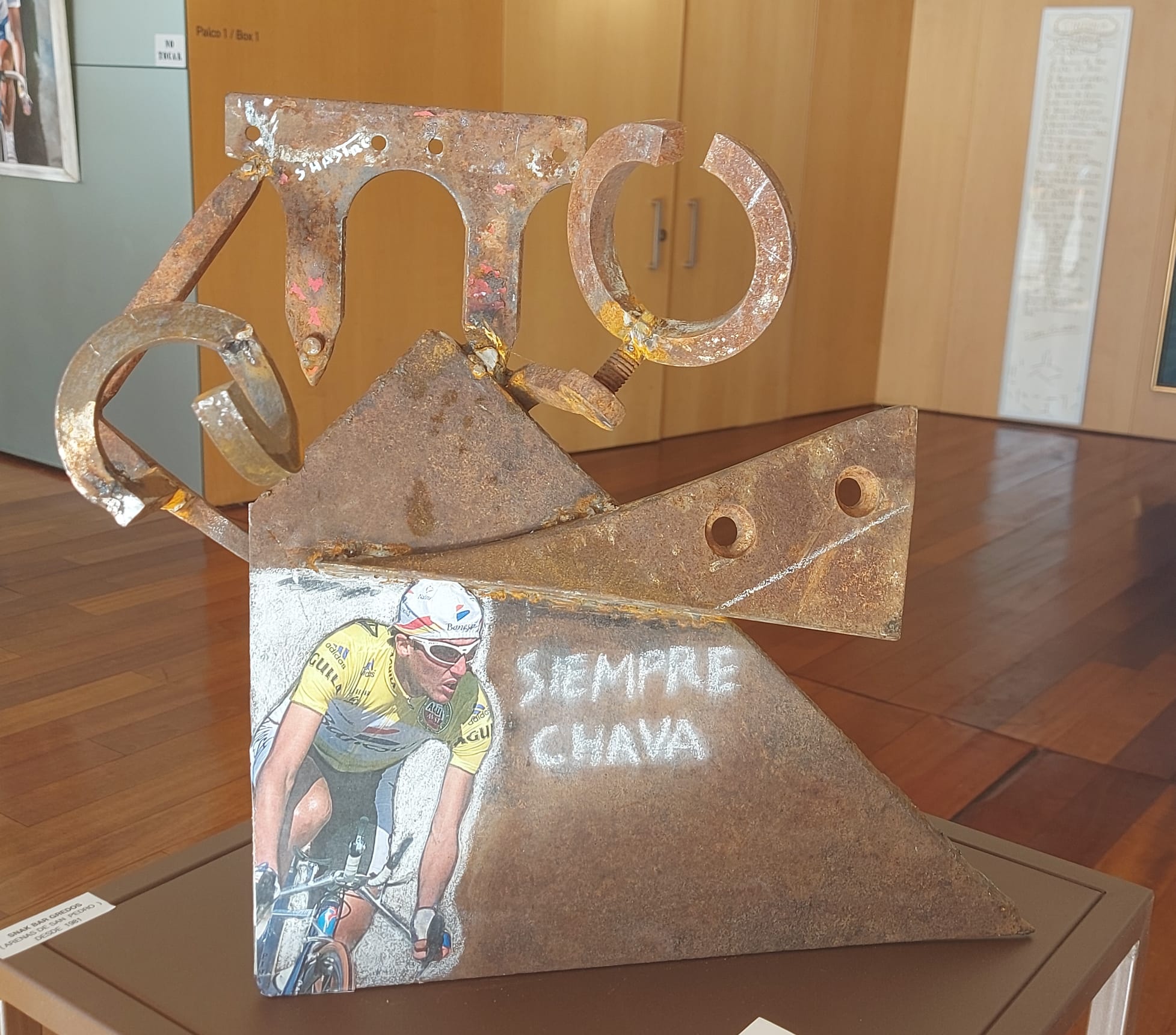 Una de las esculturas que integran la exposición