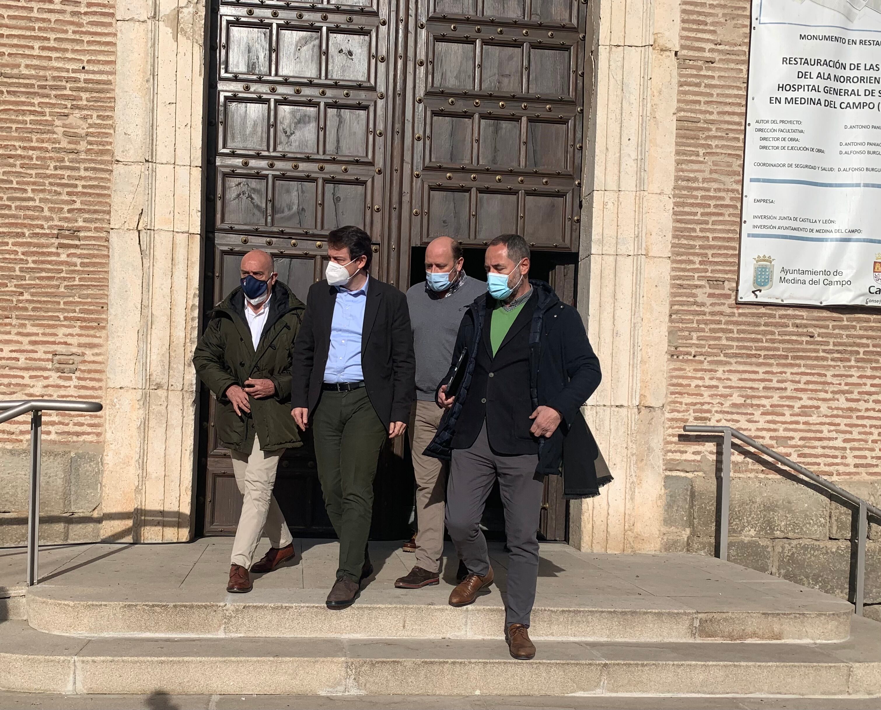 Alfonso Fernández Mañueco ha trasladado la campaña electoral a Medina del Campo