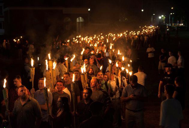 Momento de la manifestación.