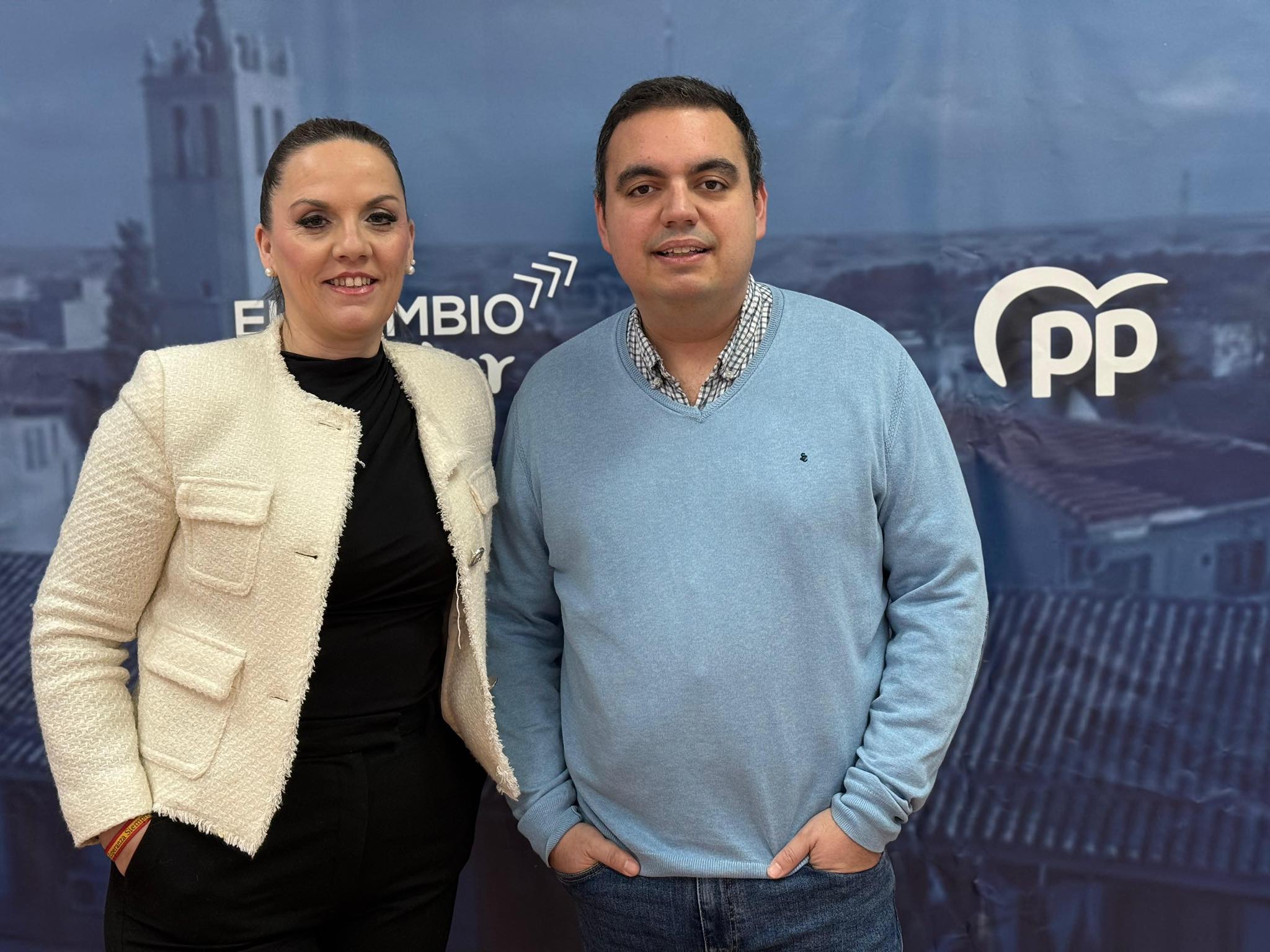 Maroto, a la izquierda, tomará el testigo de Añover como portavoz del PP en Ciempozuelos