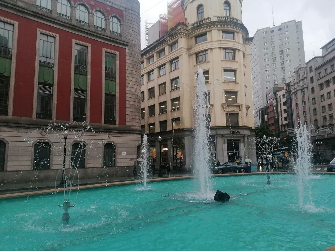 La nueva fuente del Carmen, este jueves. 