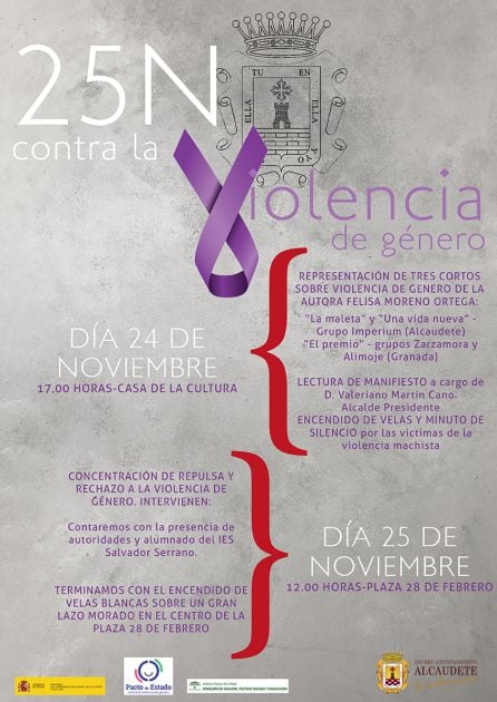 Programa de actividades 25N