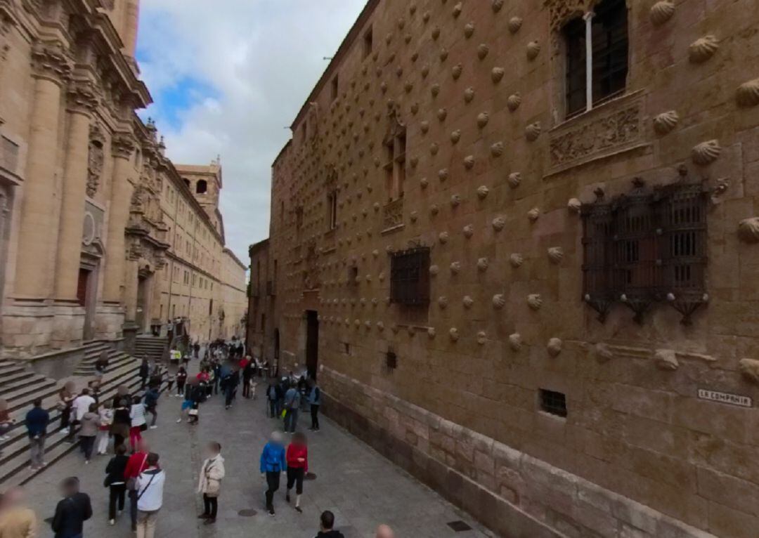 Esquina de la calle Compañía con la Rúa Mayor.