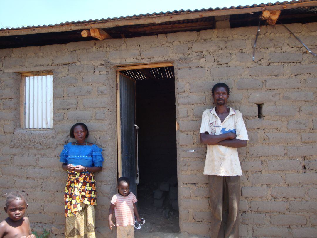 Familia en el territorio de Fizi (Kivu Sur).