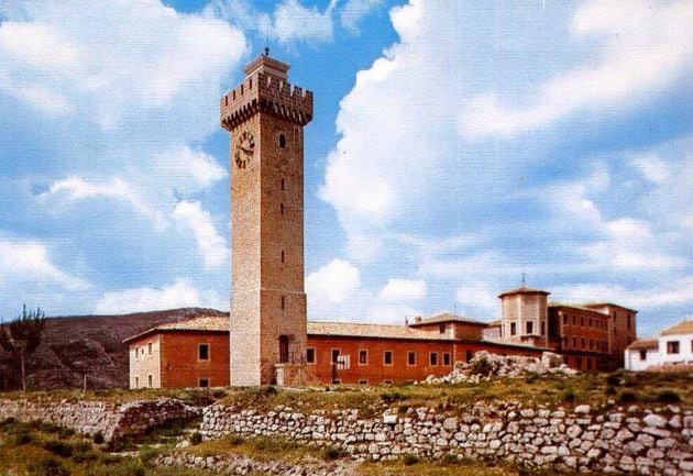 Torre de Mangana hacia 1970.