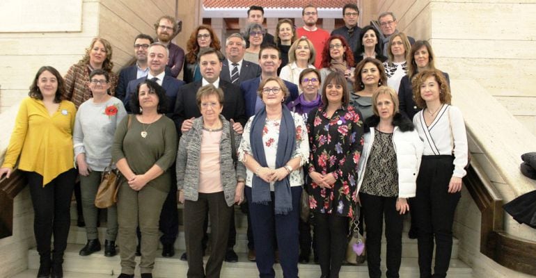 Foto de familias con las albaceteñas &#039;reconocidas&#039;