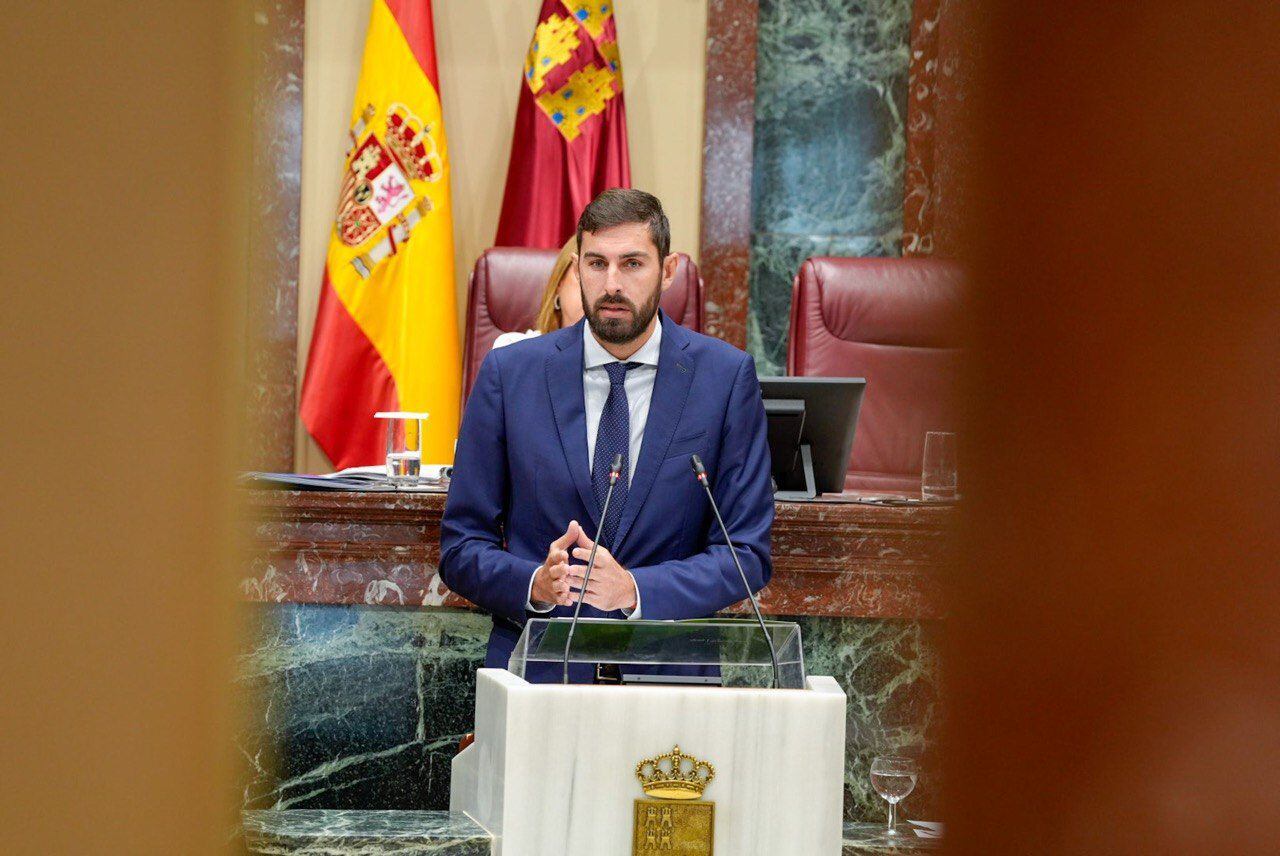 El portavoz de Vox en la Asamblea, José Ángel Antelo