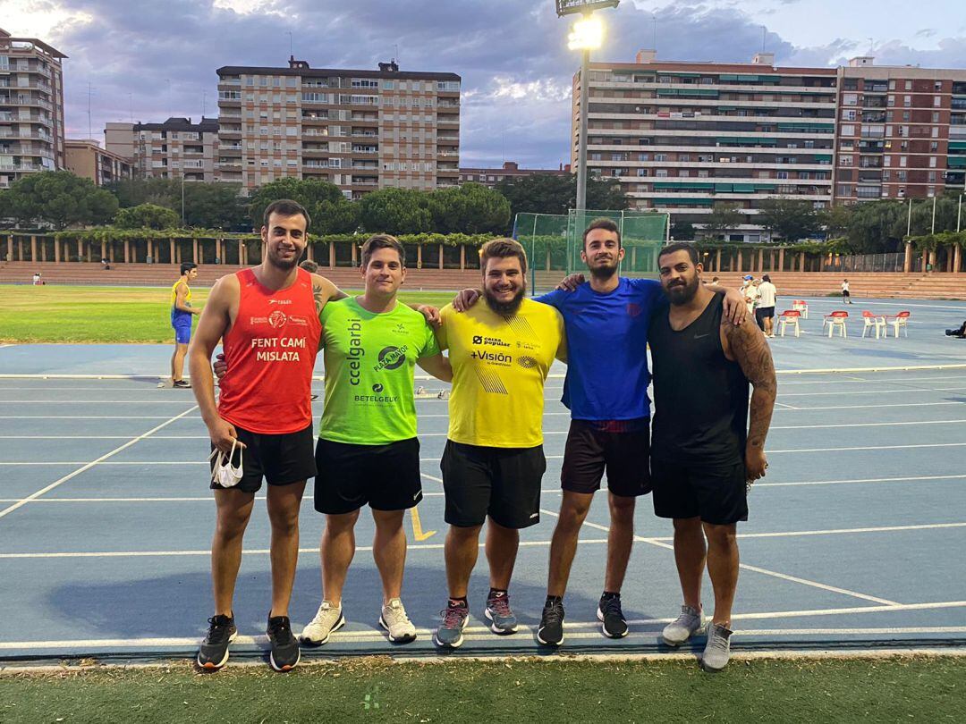 Atletas desplazados hasta Castellón