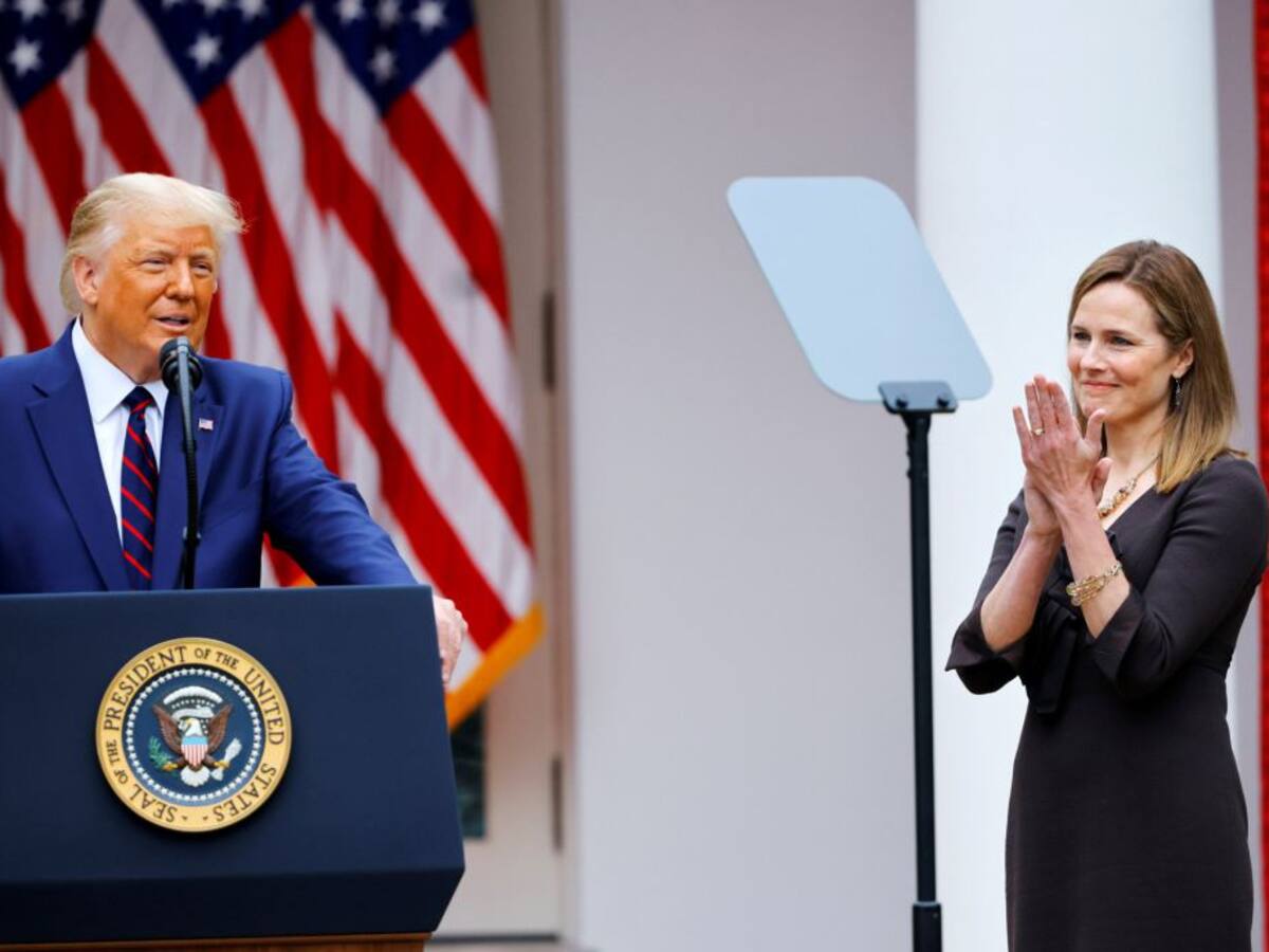 Trump elige a la antiabortista Amy Coney Barrett como candidata al Tribunal Supremo