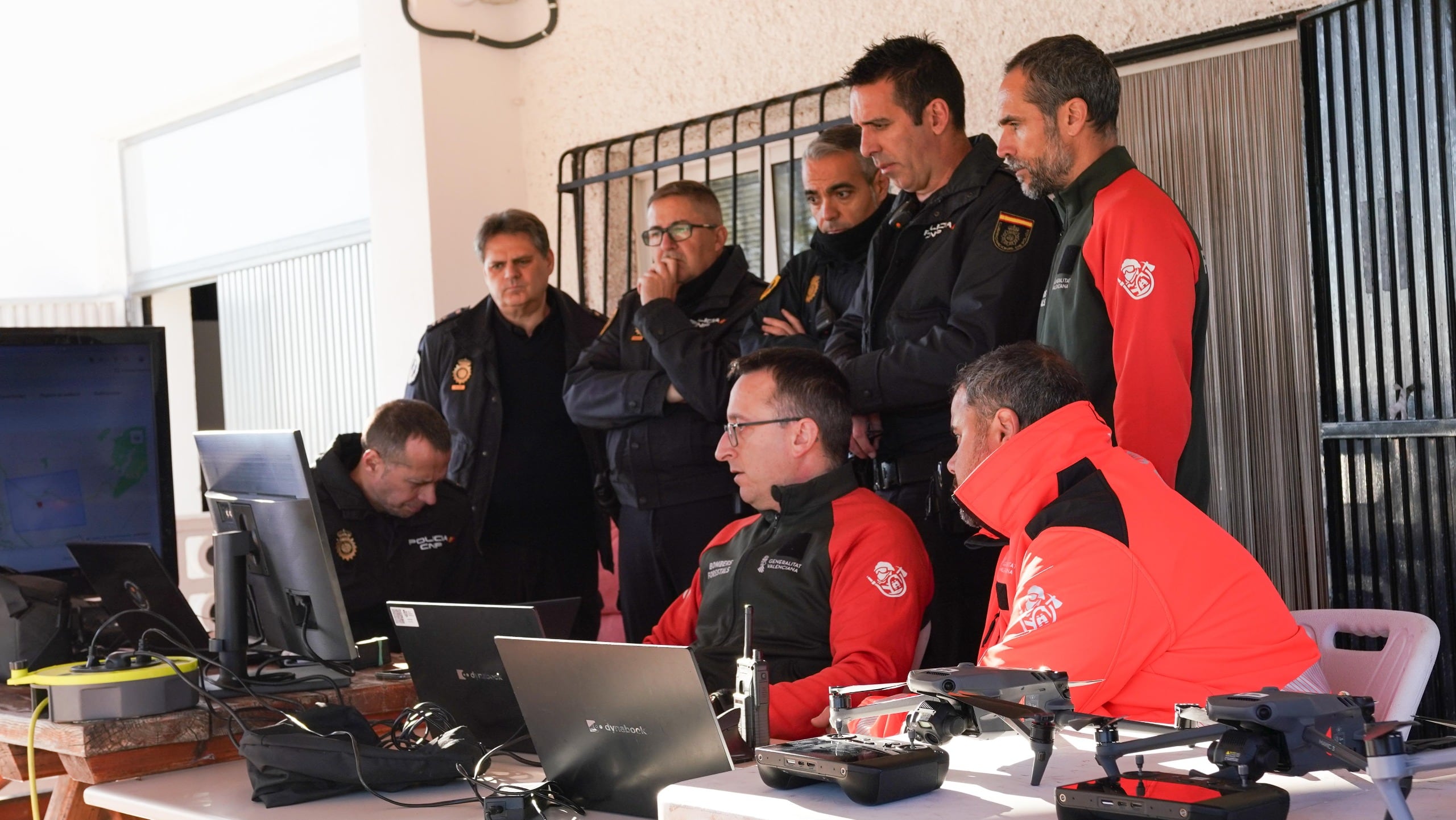 Fotos de las prácticas de hoy. Fuente: Generalitat Valenciana