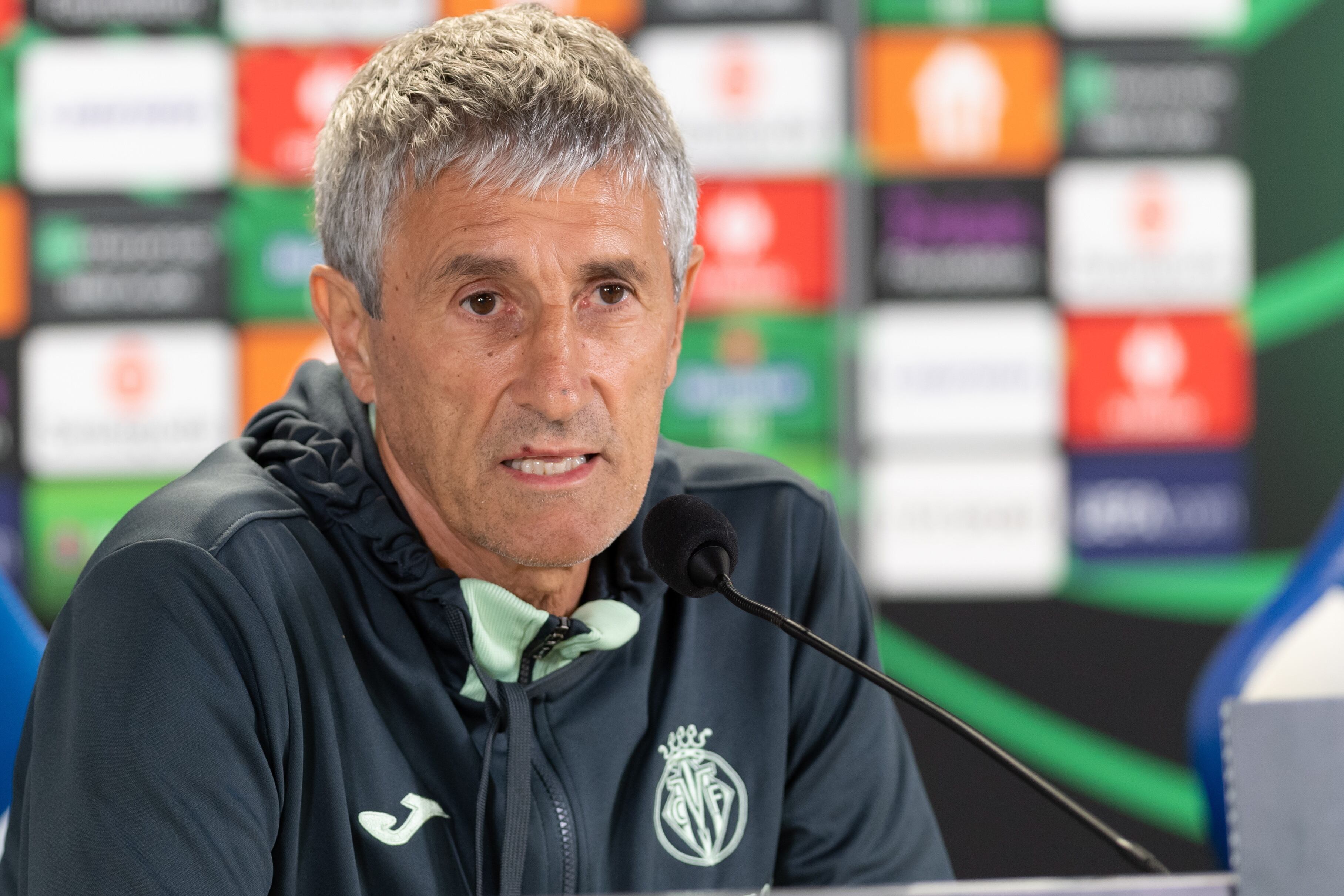 Poznan (Poland), 05/10/2022.- Villarreal&#039;s head coach Quique Setien during a press conference in Poznan, Poland, 02 November 2022. Villarreal will face Lech Poznan in their UEFA Europa Conference League group C match on 03 November in Poznan. (Polonia) EFE/EPA/Jakub Kaczmarczyk POLAND OUT
