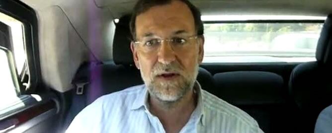 Rajoy se ha confundido de coche oficial en la puerta de los estudios de TV3