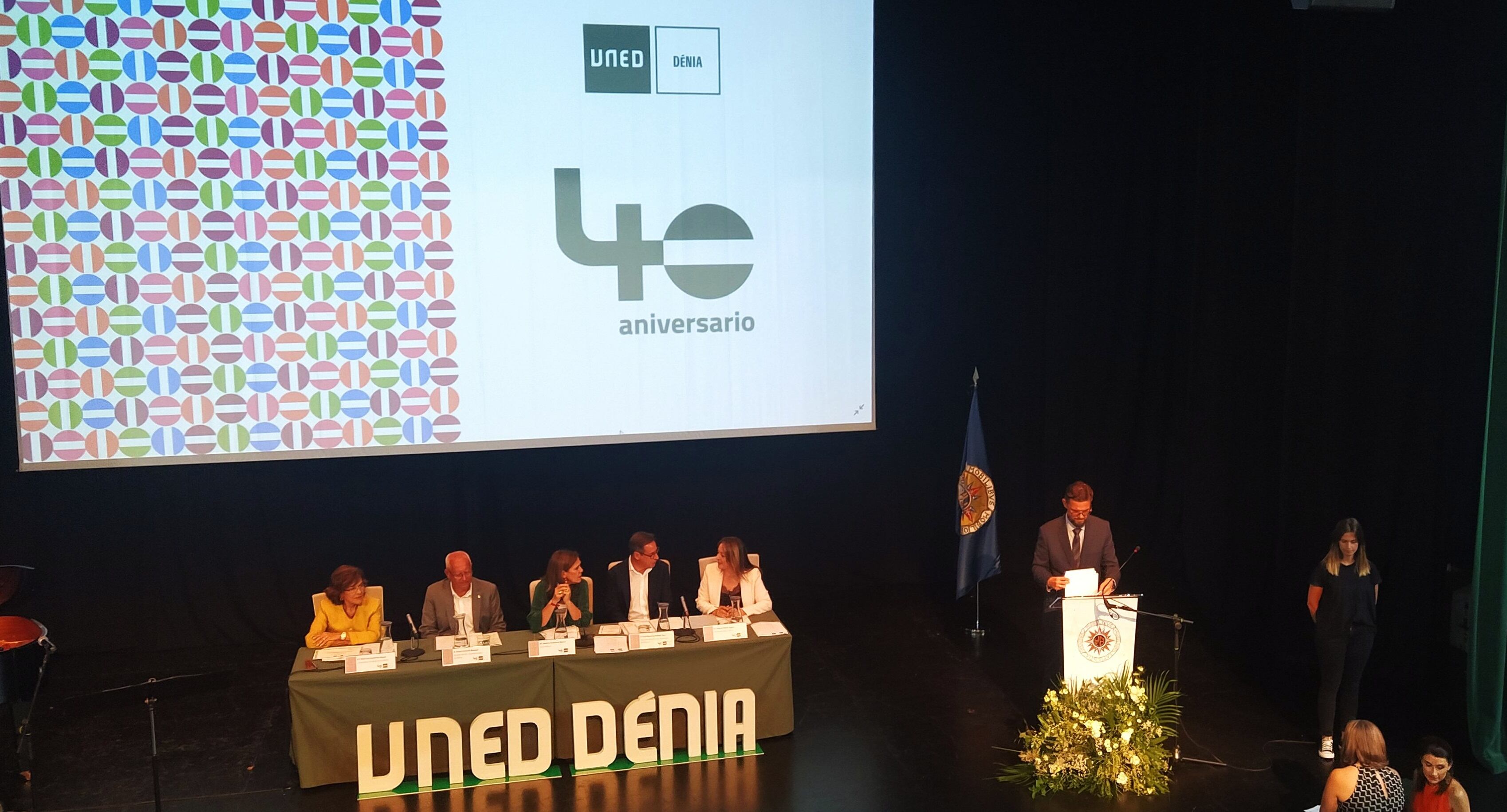 Acto de clausura del curso académico 2021-22 y celebración del 40 aniversario de la UNED Dénia.