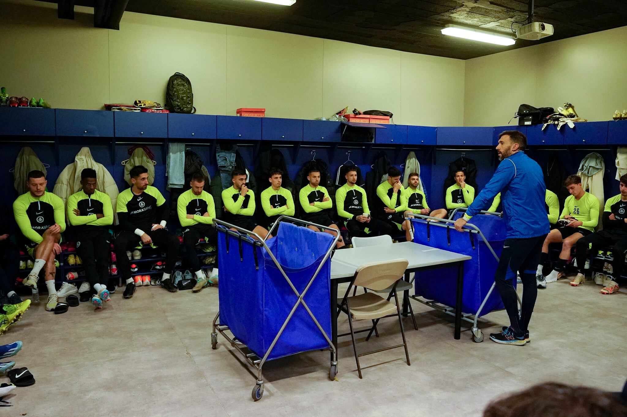 Primer entrenament de l'any de l'FC Andorra.