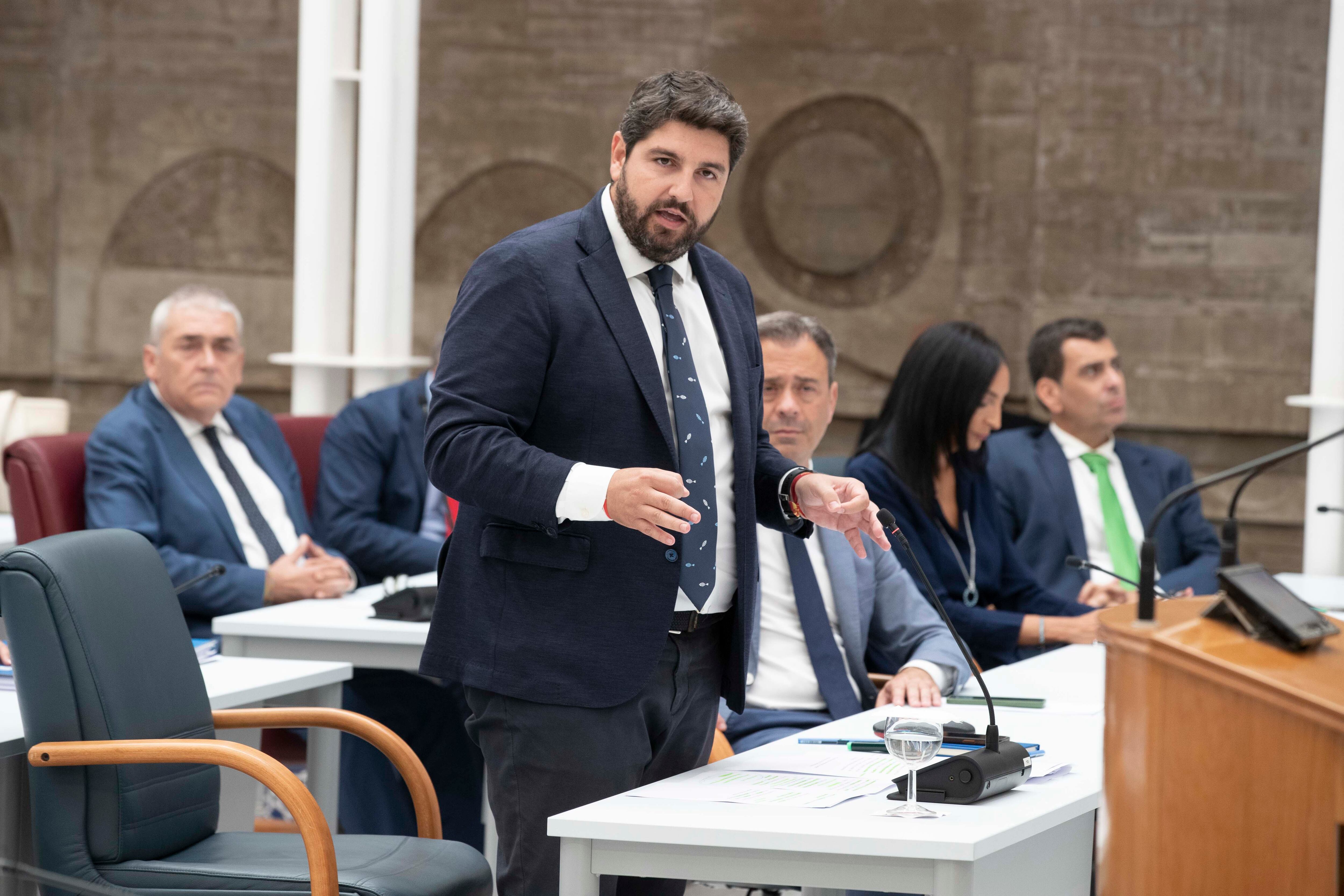 Fernando López Miras en la Asamblea Regional