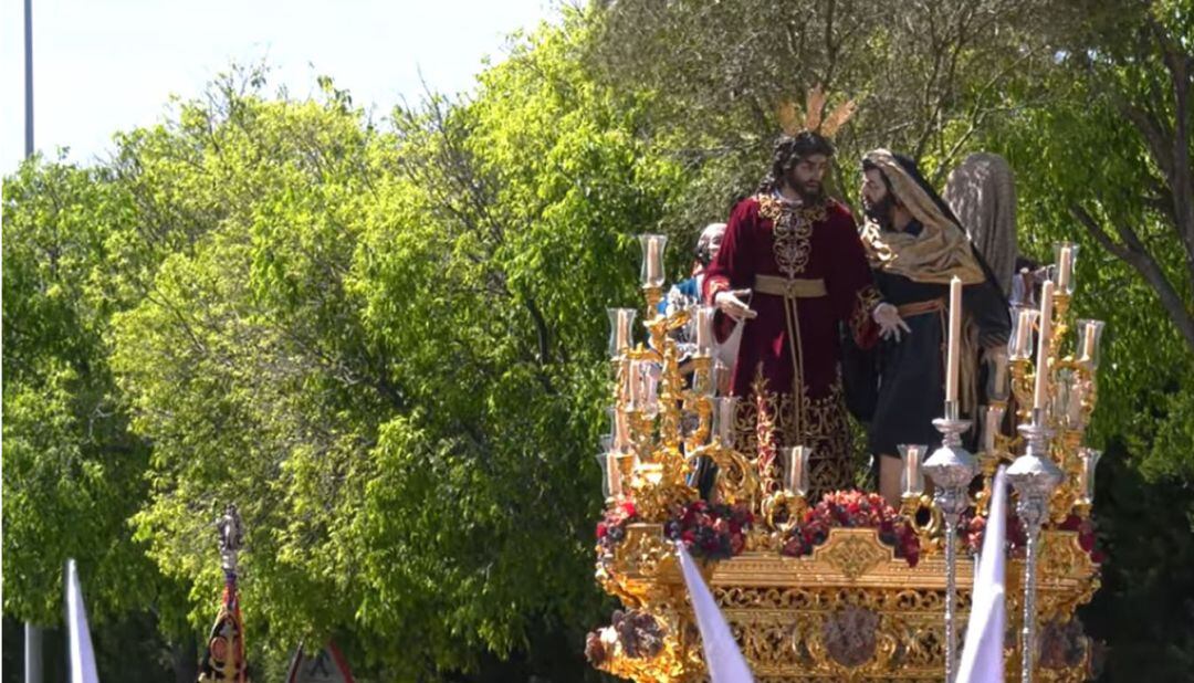 Paso de misterio de la Hermandad de la Clemencia