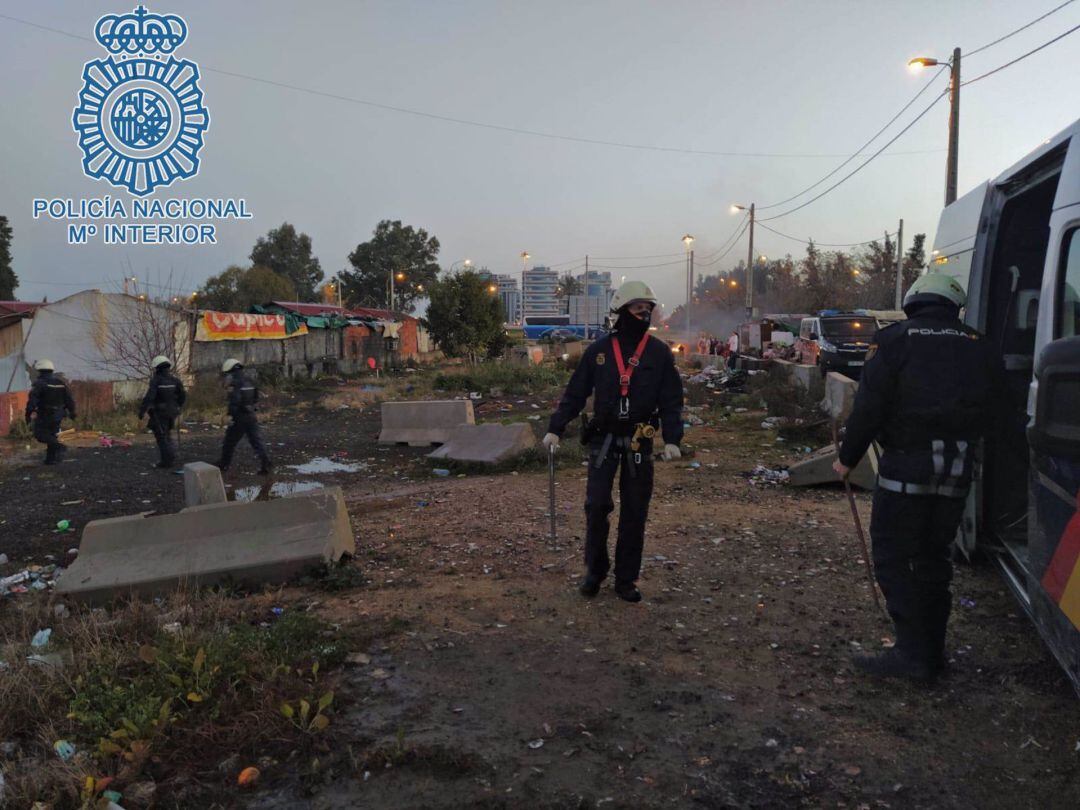 Actuación policial en el Vacie