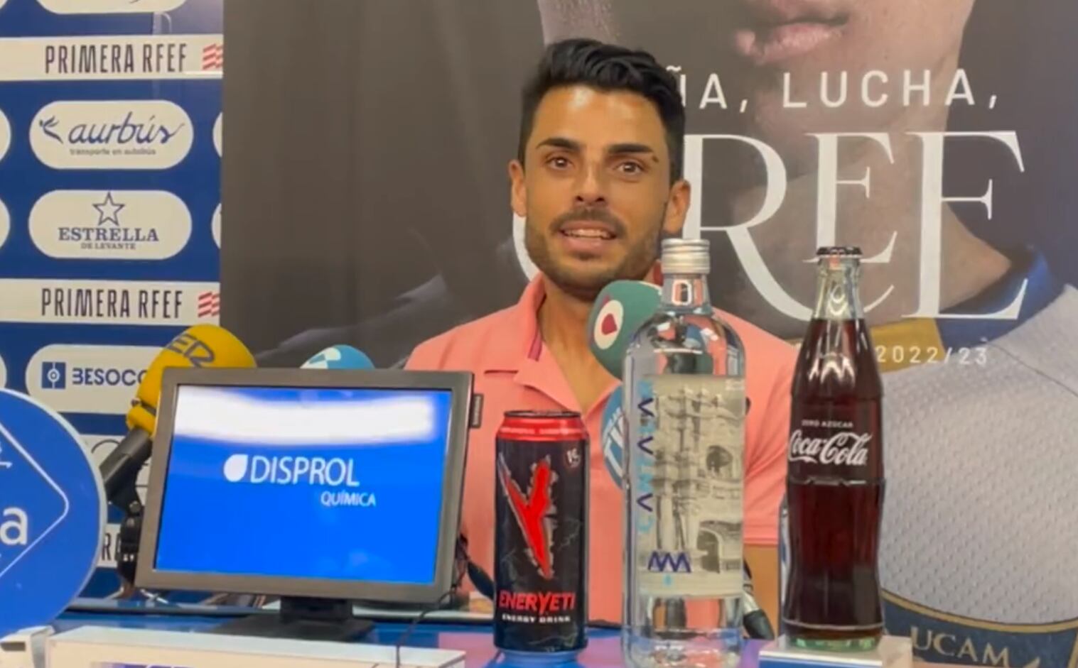 Jorge Romero el día de su presentación