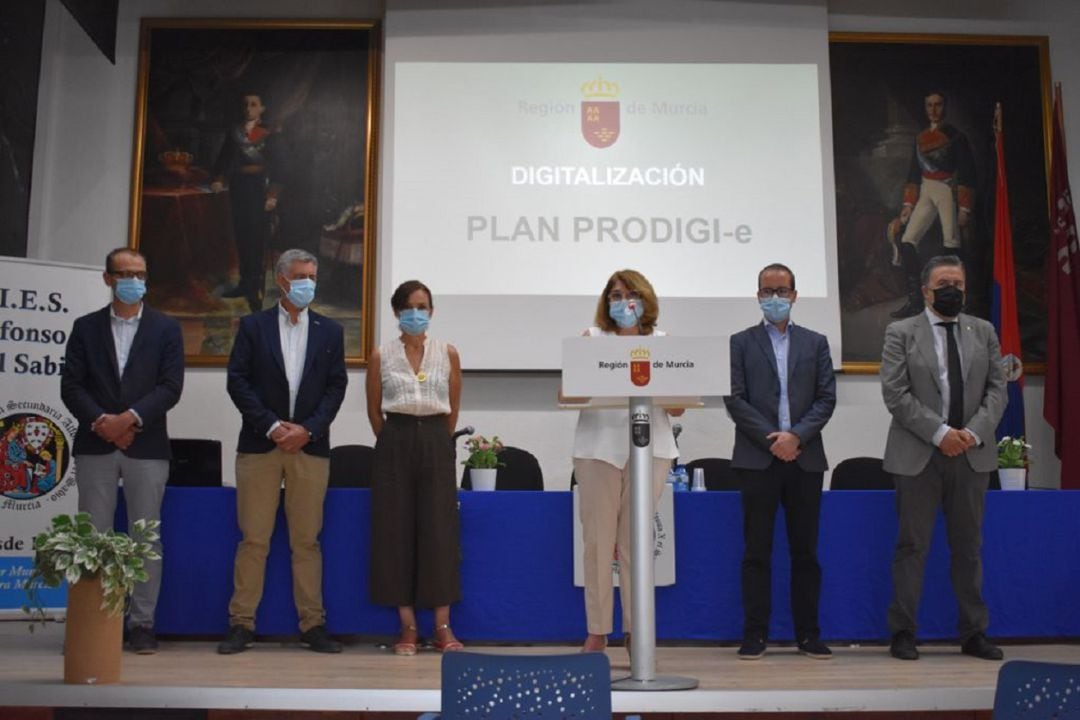 La Consejera de Educación en la presentación del nuevo Plan de Transformación Digital