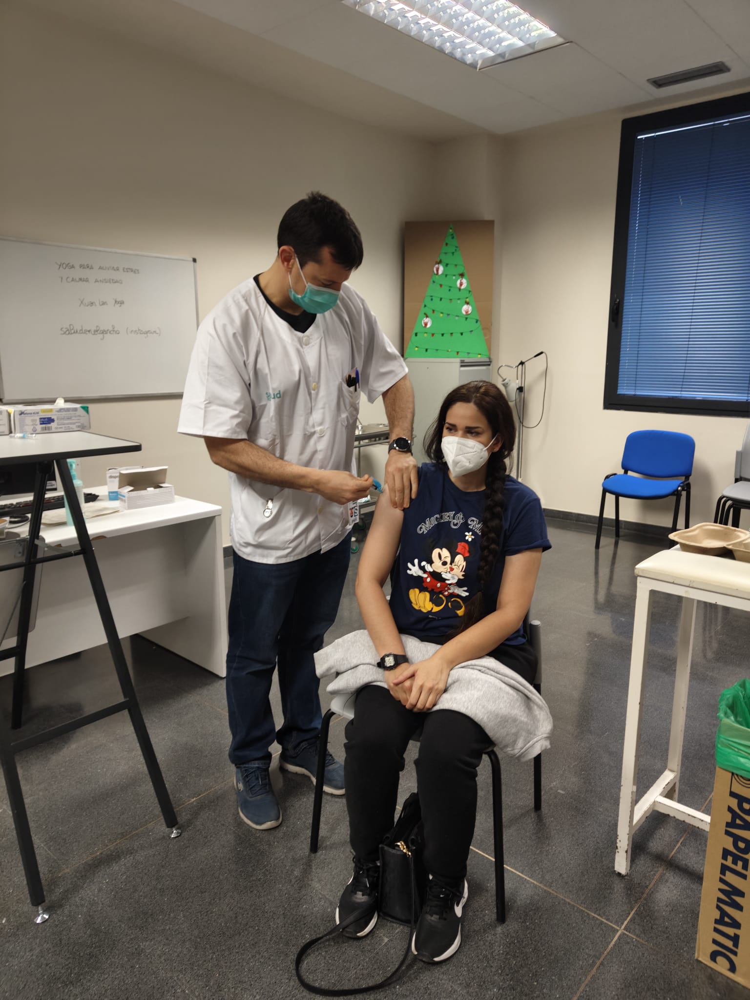 Vacunación de la gripe en el centro de salud San Pablo de Zaragoza