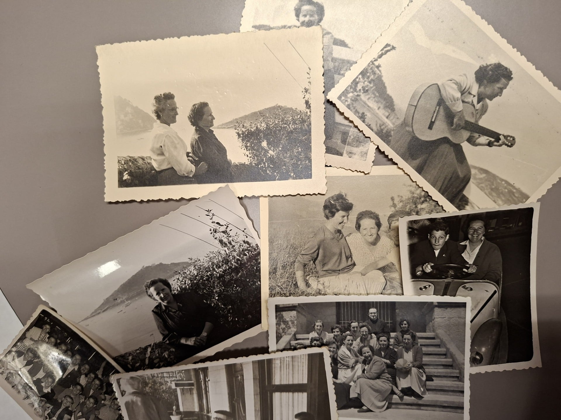 Fotografías antiguas en las que aparece Mercedes Kareaga