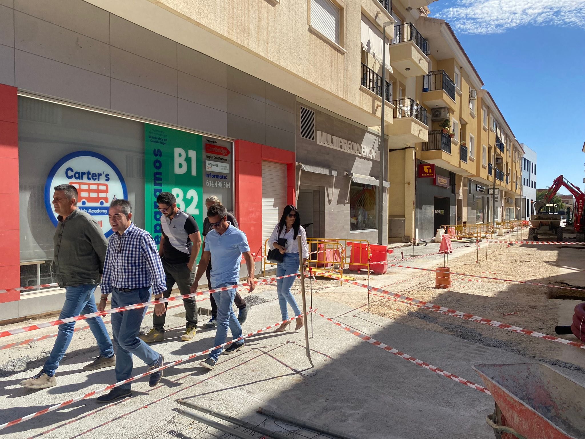 Obras de modernización de las áreas comerciales de Lorquí