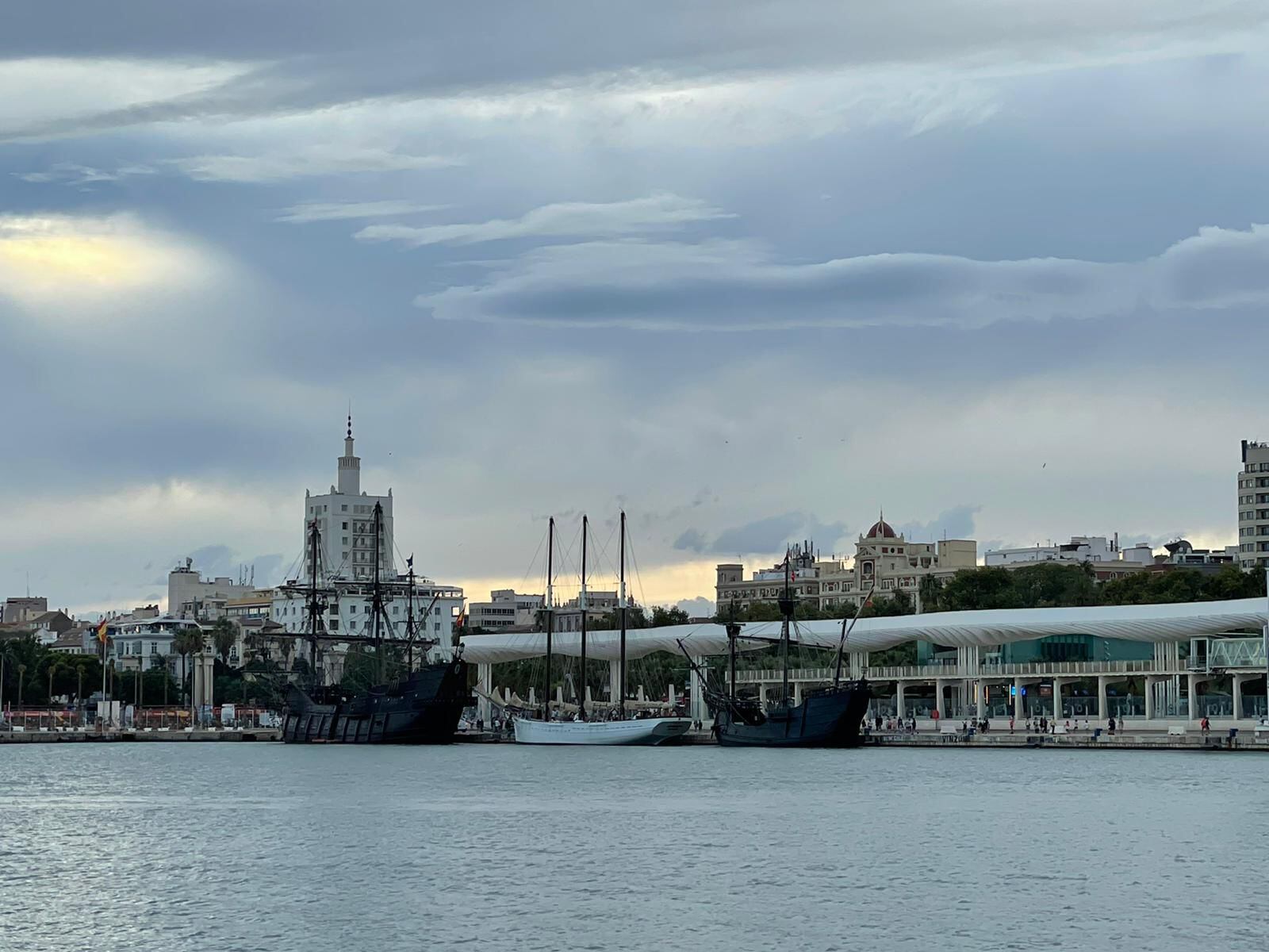 Festival de barcos históricos en el puerto de Málaga