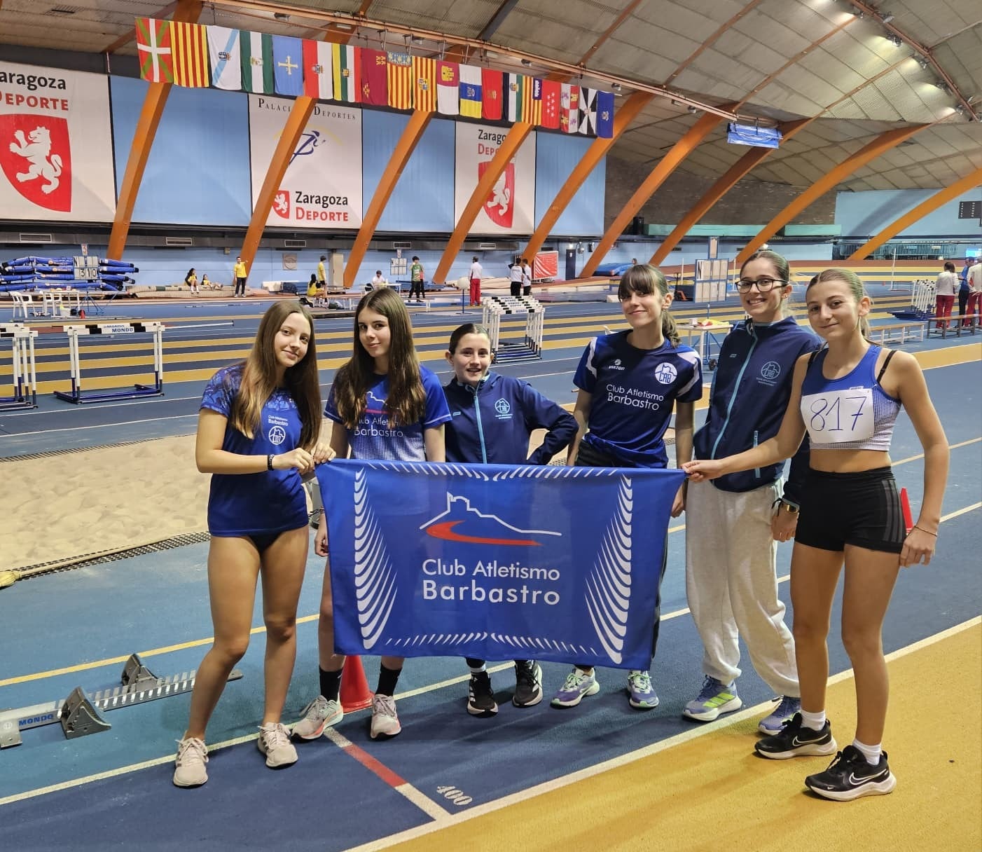 Atletas del Club Atletismo Barbastro