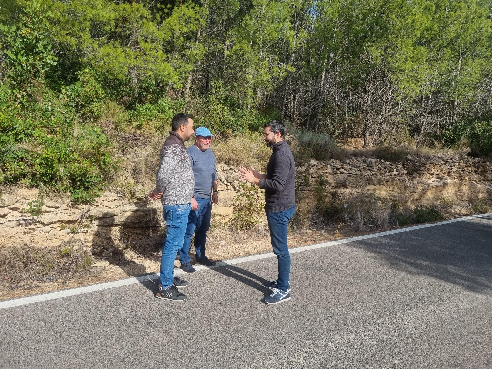 Visita a la carretera de Araia