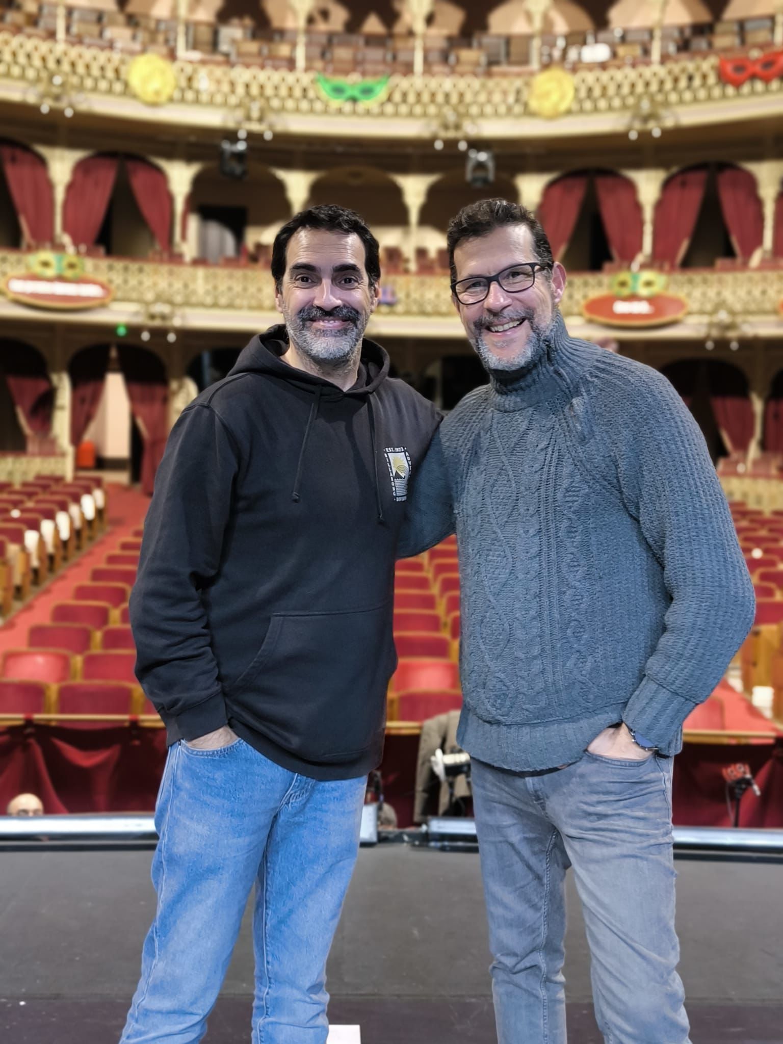 Antonio Labajo y Figue en el Gran Teatro Falla.